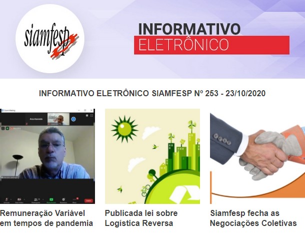 Informativo Eletrônico 253 - SIAMFESP