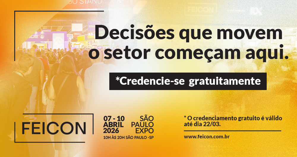 Se tem novidade na construção, Tem FEICON!