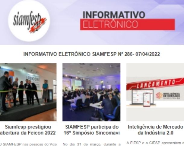 Informativo Eletrônico 286- SIAMFESP       