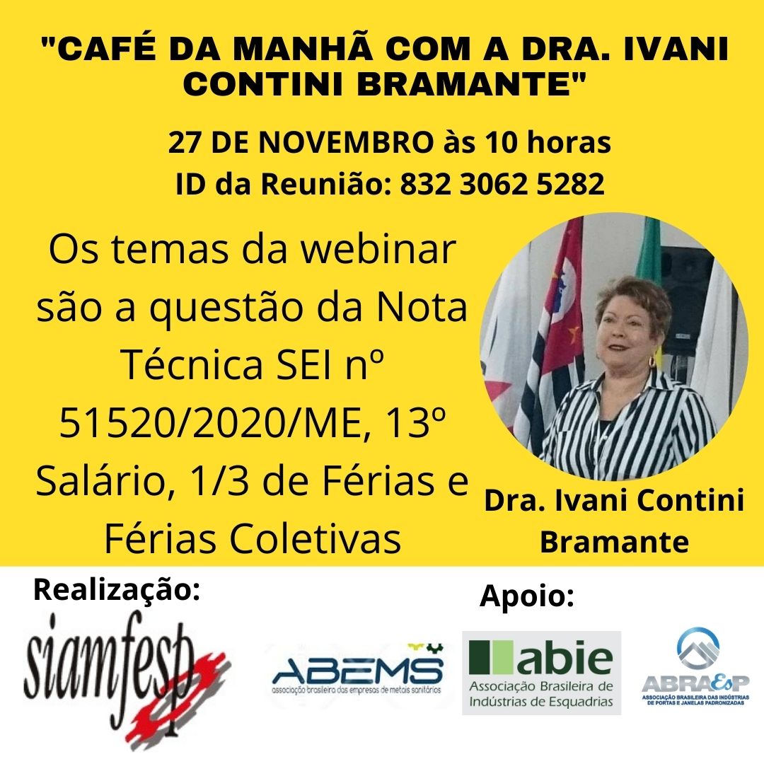 Café da Manhã com a Dra. Ivani Bramante