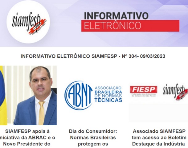 Informativo Eletrônico 304 - SIAMFESP  