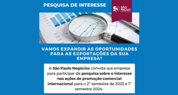 São Paulo Negócios promove pesquisa de interesse
